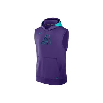 Nike Arizona Diamondbacks Authentic Collection City Connect Men's Nike Dri FIT Mlb Sleeveless Pullover Hoodie