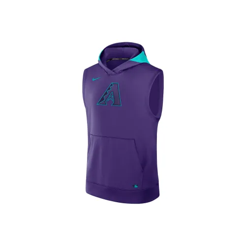 Nike Arizona Diamondbacks Authentic Collection City Connect Men's Nike Dri FIT Mlb Sleeveless Pullover Hoodie
