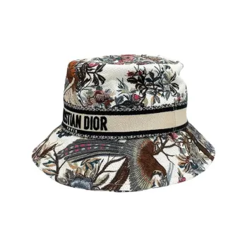 DIOR Cotton, Polyester Bucket Hats Unisex Multicolor