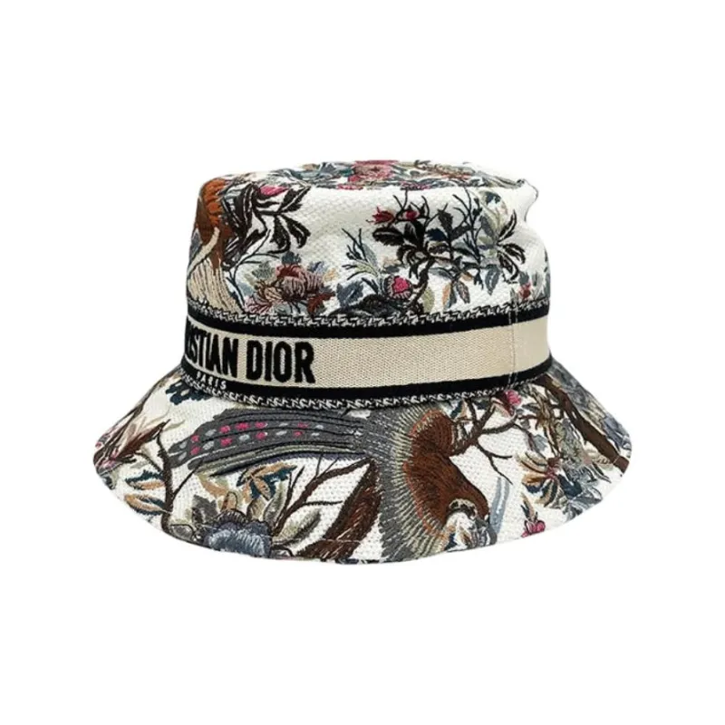 DIOR Cotton, Polyester Bucket Hats Unisex Multicolor-0