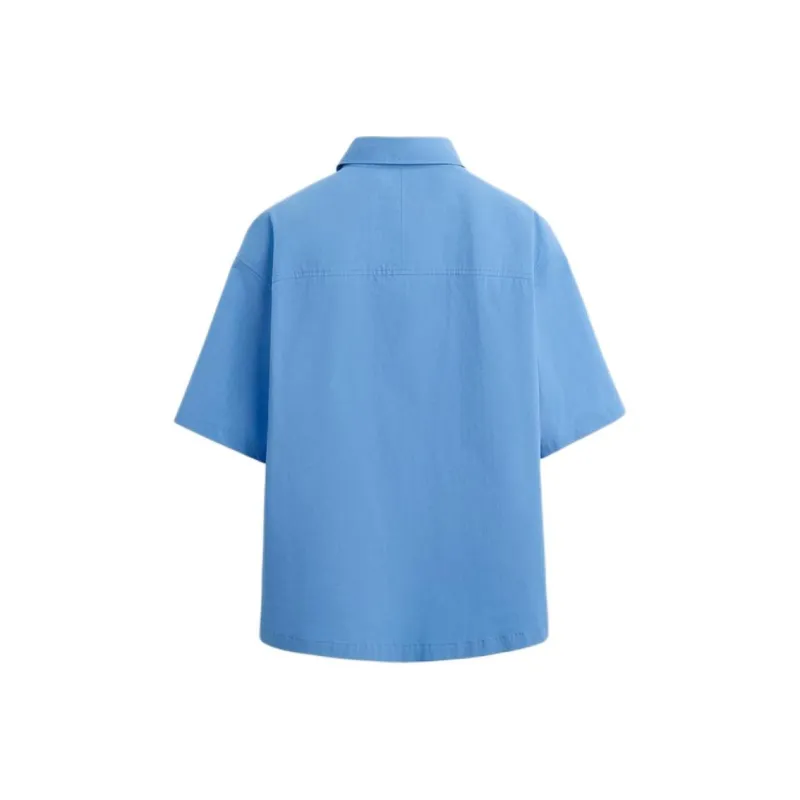 ZARA Shirts Men Dark Blue-1
