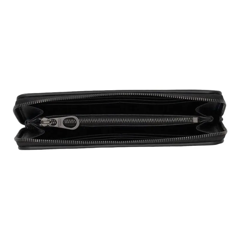 Bottega Veneta Leather Wallet Women's Black-2