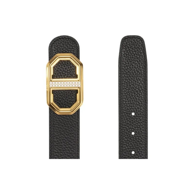 Chrisdien Deny Cow Leather Belts Men's 3.8CM-3