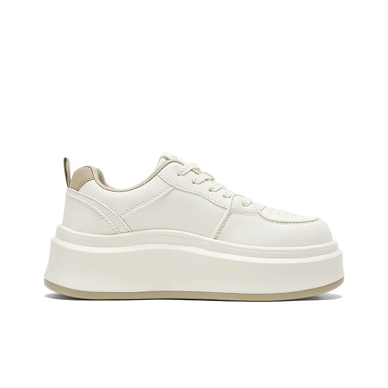 DAPHNE Low Top Skateboard Shoes Women's Apricot-2
