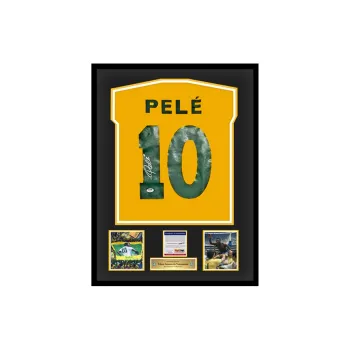 Three For Brazil National Team Jersey Exquisite Mounting, Outer Frame Approx. 65x85cm