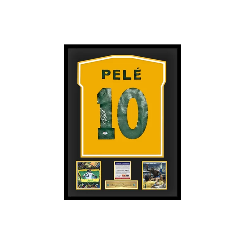 Three For Brazil National Team Jersey Exquisite Mounting, Outer Frame Approx. 65x85cm-0