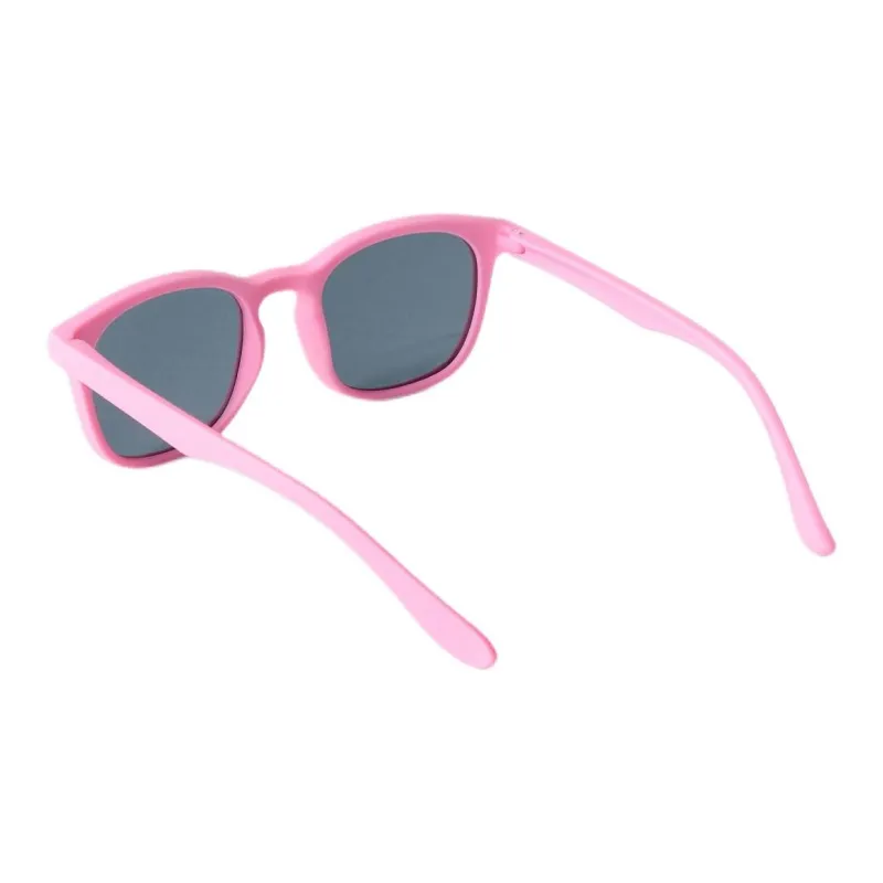 ZARA Plastic Rubber Acrylic Square Sunglasses Unisex Pink-2