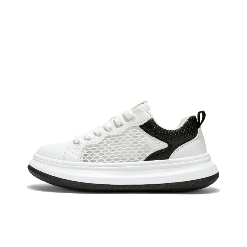 Magelly Shock Absorbers With Slip Resistant And Abrasion Resistant Properties Low Top Casual Shoes Men's-0