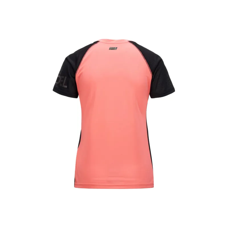 Kappa Regular T Shirt Women's Red Black-1