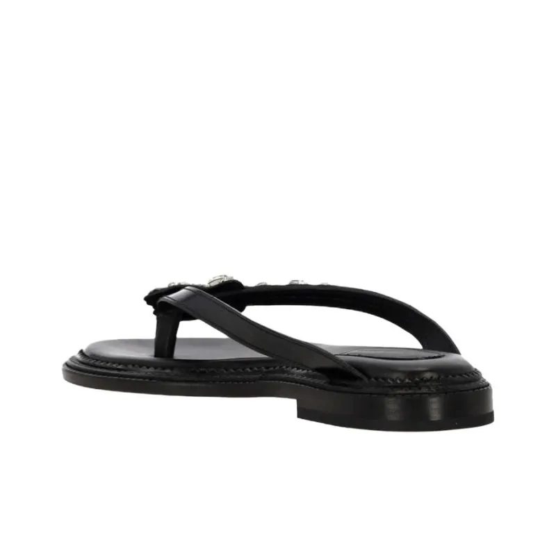SIMONE ROCHA Slip Resistant Flip Flops Women's Black-3