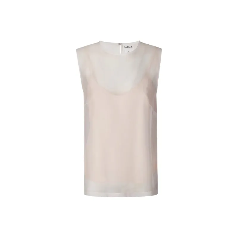 PAROSH SS25 Shirt Women's Cream-0