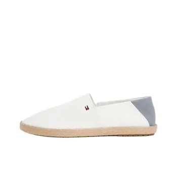 Tommy Hilfiger Flag Embroidery Espadrilles Men's White