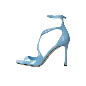 Jimmy Choo Azia One Strap Sandals 9.5cm Women's Blue