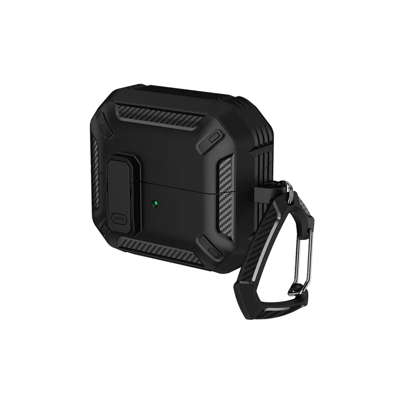 Yoobao Compatibility With Samsung Galaxy Buds3/3 Pro Lock Design, Impact Resistant, With Hooks Headphone Cases-0