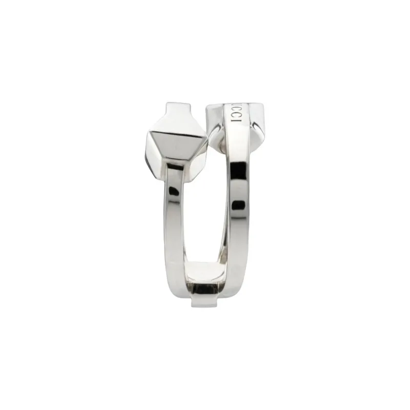 GUCCI 925 Sterling Silver Rings Unisex Silver-1