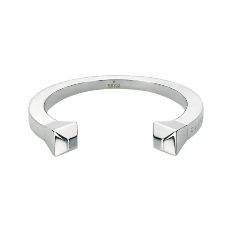 GUCCI 925 Sterling Silver Bangles Unisex Silver-0
