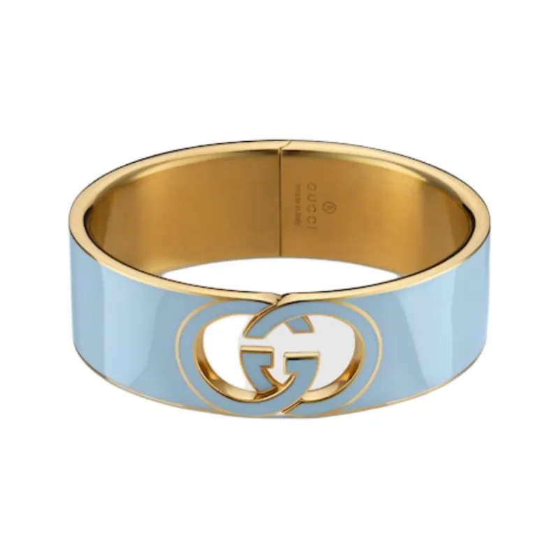 GUCCI Brass Bangles Unisex Blue-0
