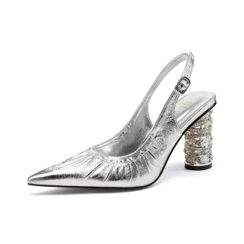 FMM High Heels Women's Gold/Silver