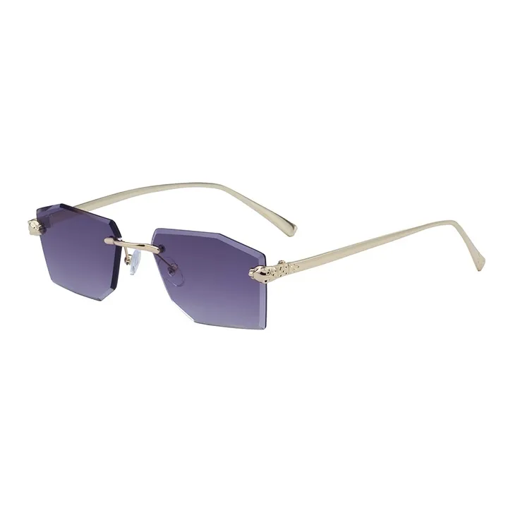 NOME Plastic Metal Irregular Shape Sunglasses Unisex-0