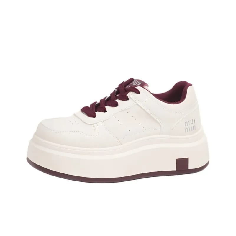 Cat Seven Seeks Slip Resistant, Abrasion Resistant, Lightweight, Height Increasing Low Top Skateboard Shoes Women's-6
