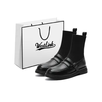 WESTLINK Ankle Boots 3.4cm Women's Black