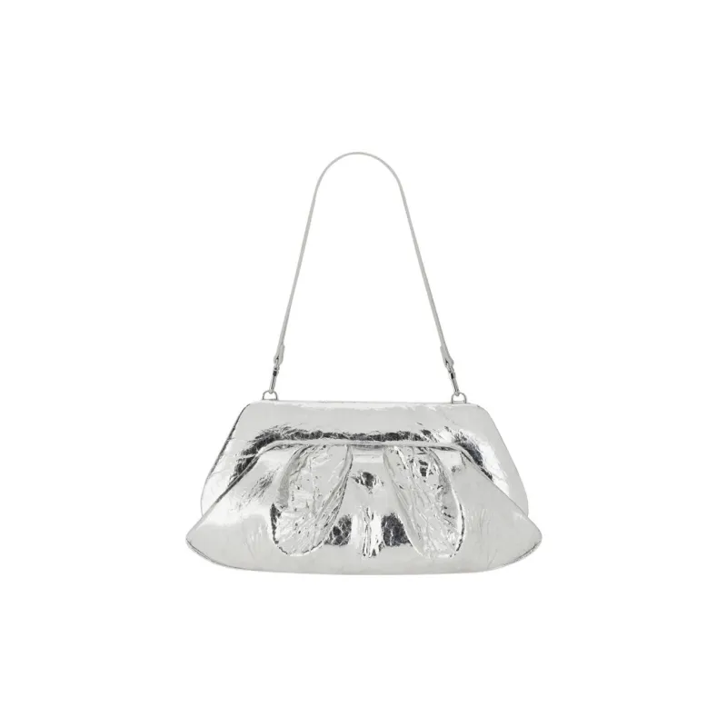 THEMOIRE Polyester Handbag Clutch Women's Silver-1