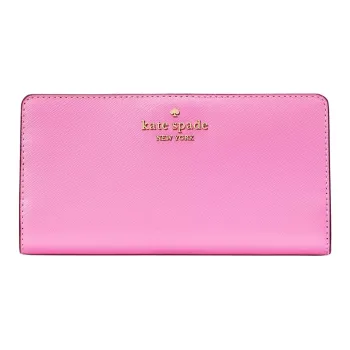 Kate Spade Calfskin Wallet Tubas Women's Pink