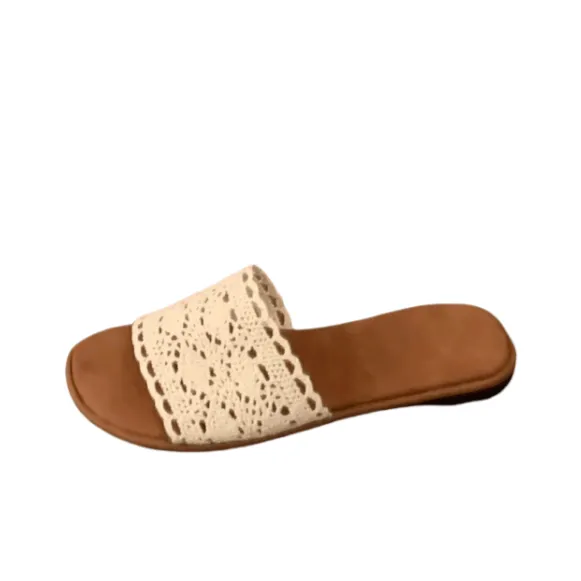 AFJI Rubber Sole Abrasion Resistant Slide Slippers Women's-0