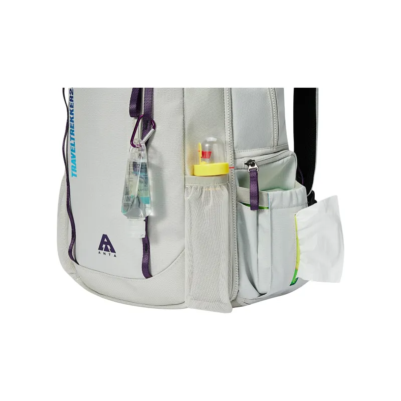 Anta Polyester Backpack Unisex Tone Gray-8