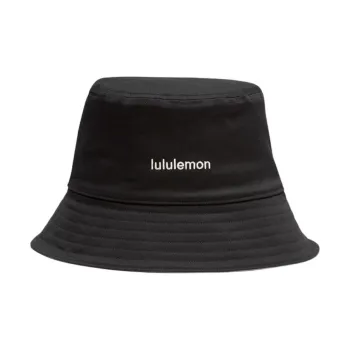 Lululemon Cotton Blend Bucket Hats Unisex Black