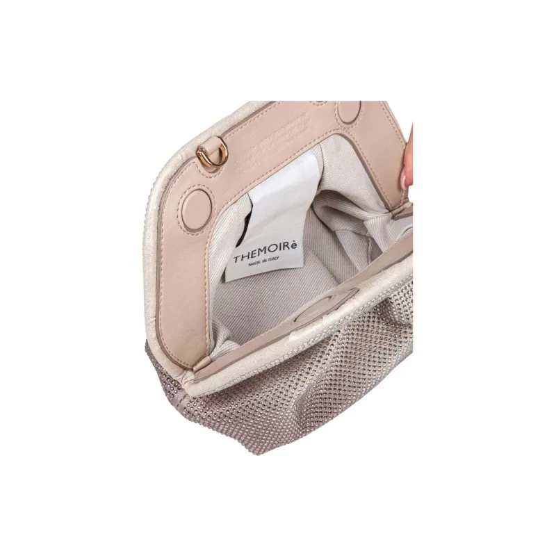 THEMOIRE Fabric Clutch Women's Pink-2