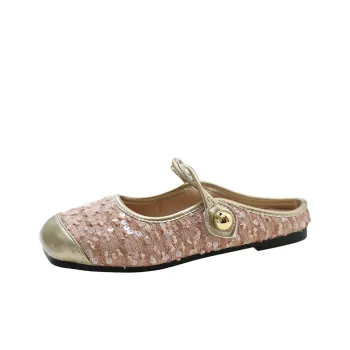 WUJI Slip Resistant Abrasion Resistant Closed Toe Slippers Women's