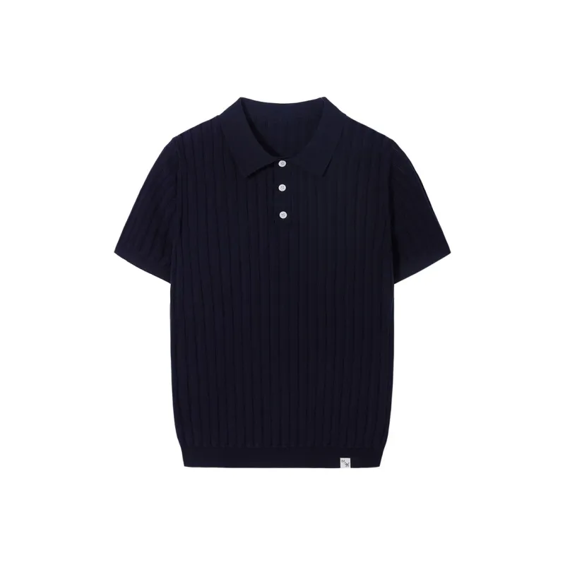 PSO Brand Polo Shirt Unisex Navy-0