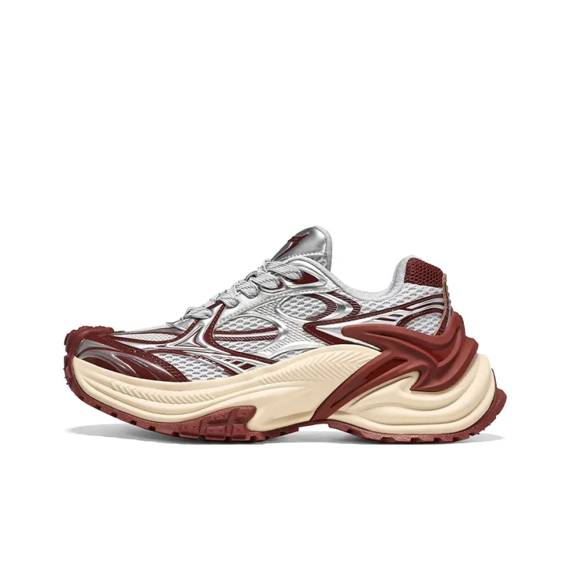 MARVEL x OGR Low Top Chunky Sneakers Unisex Gray Red-0
