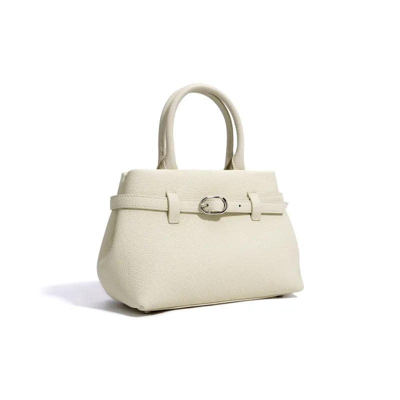 COURONNE Top Grain Cow Leather Kelly Bag Handbag Regular Women's Multicolor-30