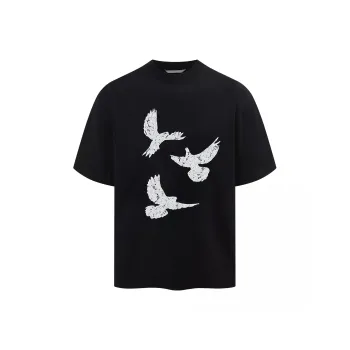 WOHOO T-Shirts Unisex Black