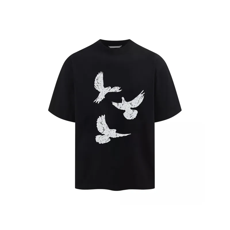 WOHOO T-Shirts Unisex Black-0