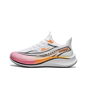 WARRIOR Running Shoes Men Low Top Orange, Pink