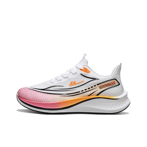 WARRIOR Running Shoes Men Low Top Orange, Pink