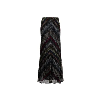 MISSONI Zigzag Crochet knit Maxi Dress