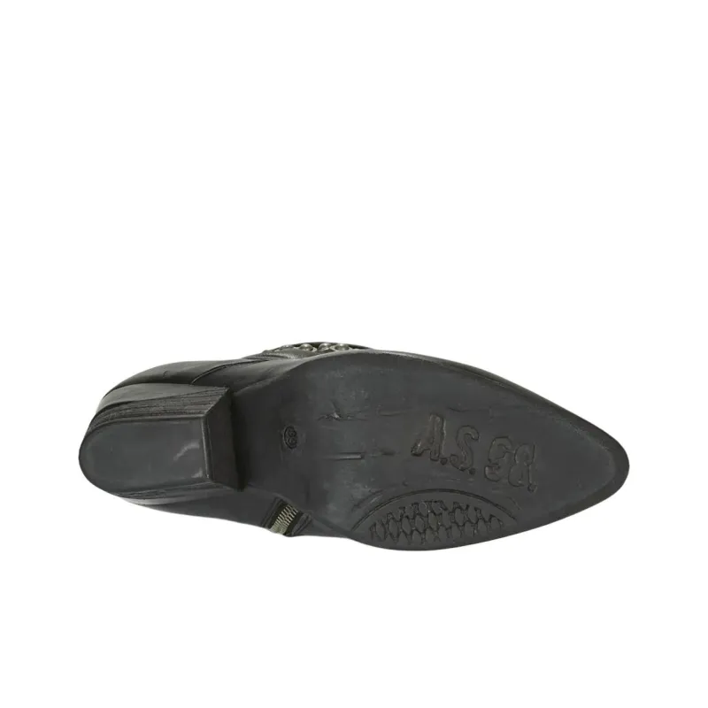 AirStep Tinget Lace Ankle Boots Women's Black-4