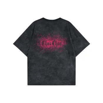 CHOUCHOUS Drop Shoulder Sleeve T Shirt Women's