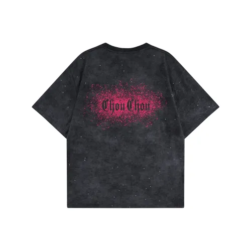 CHOUCHOUS Drop Shoulder Sleeve T Shirt Women's