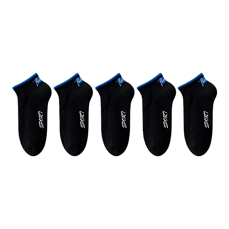 Cotton Gene No Show Socks Men's 5 Pack-14