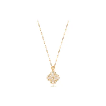 Muyan Glass Cat Eye Necklaces Women's