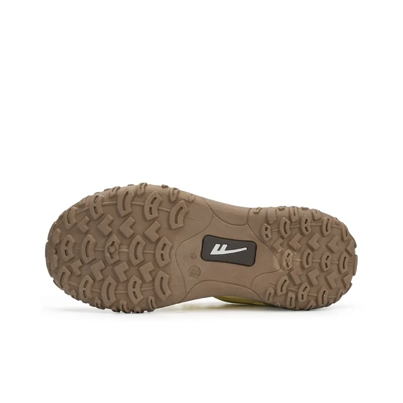 Warrior Abrasion Resistant Low Top Casual Shoes Women's Yellow-3