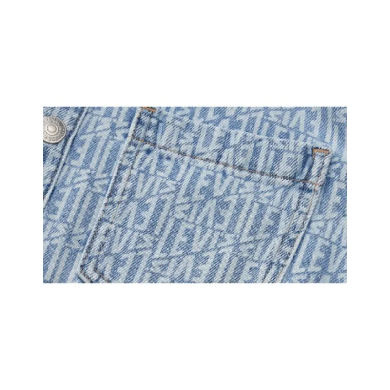 Levi's Short Sleeved Dresses Women's Light Blue-5