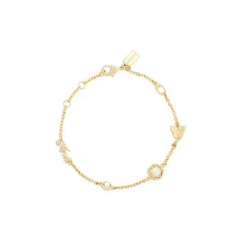 COACH Brass Plated Bracelets Women's Gold