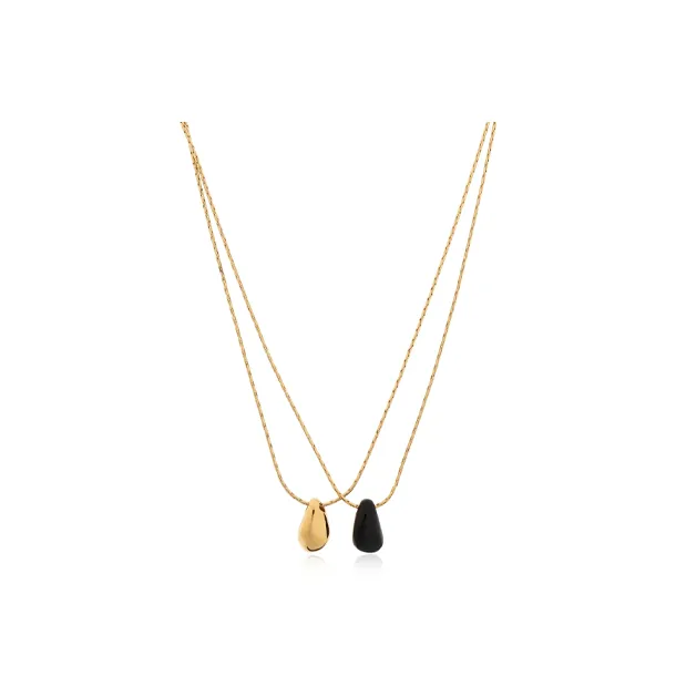 ISABEL MARANT Brass, Stones, Fabric Necklaces Women's Gold-0