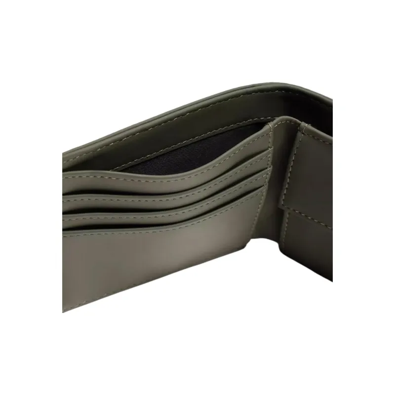 ZARA PU Wallet Men's Khaki Green-2